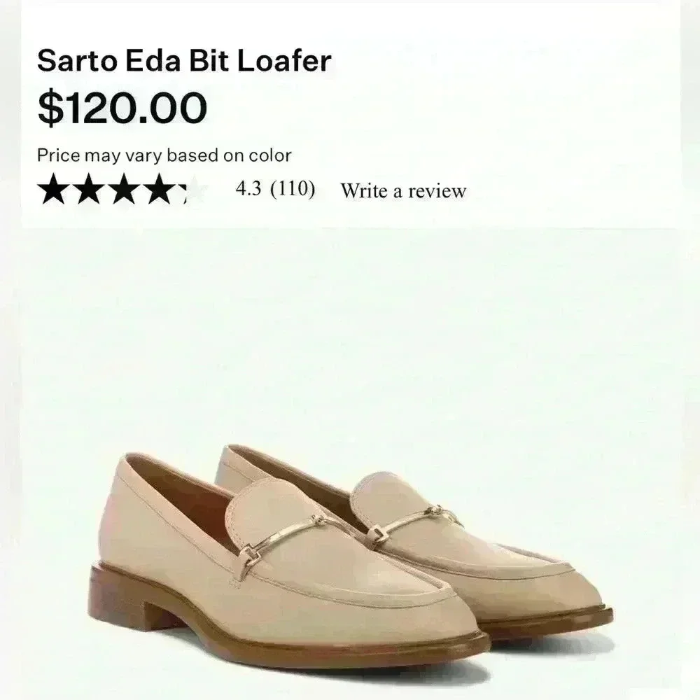 Nib Sarto Ladies Blush Colored Loafers Nwt And Gorgeous Italian Craftsmanship
